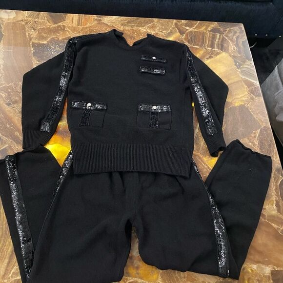 Lawrence Rich Seymour Levy knitted set ( pullover + pants), XS-S - Picture 1 of 11